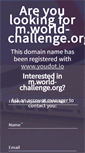 Mobile Screenshot of m.world-challenge.org